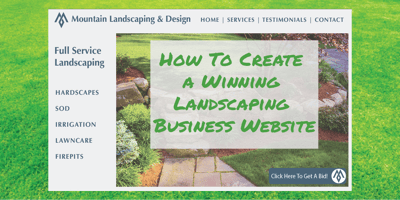 How to create a great landscaping business website