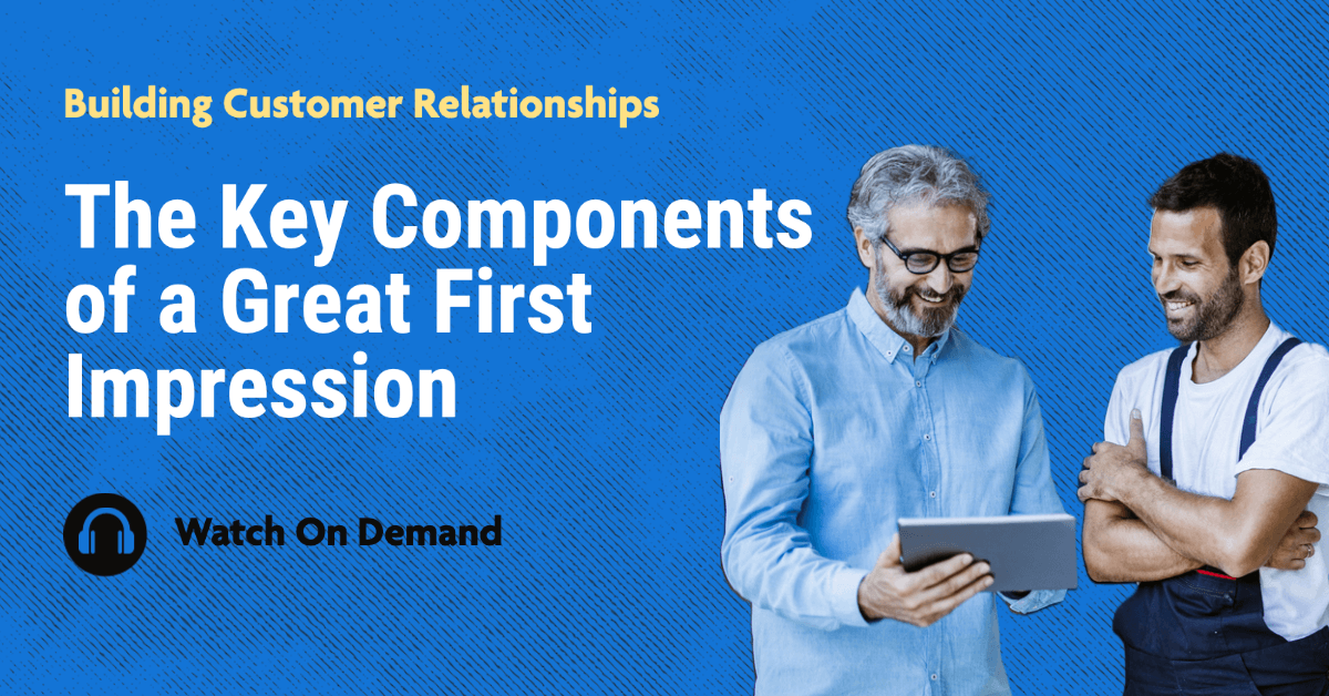 Webinar - First Impression